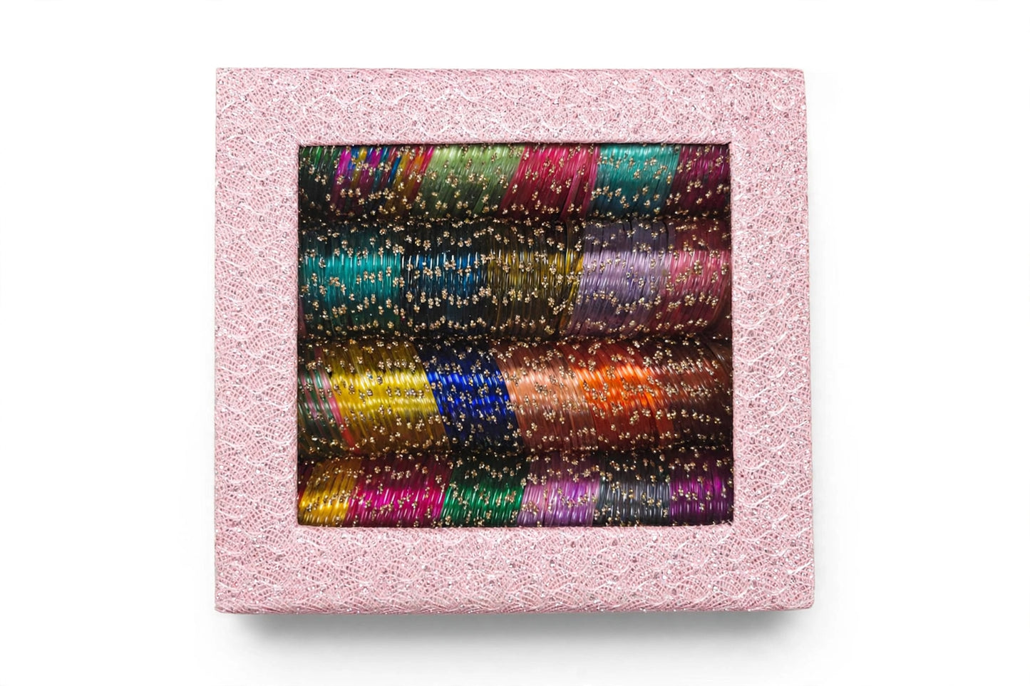 Viral Raindrop Glass Bangles Box-4 Rolls