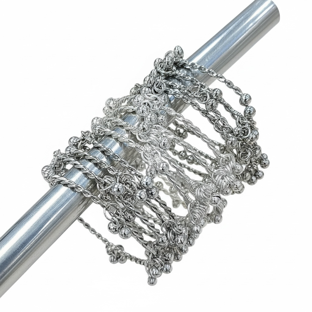 Viral Silver Ghungroo Bangles