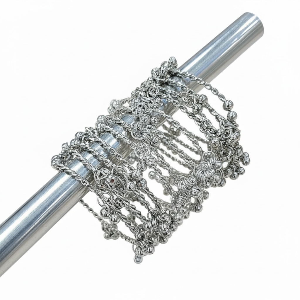 Viral Silver Ghungroo Bangles