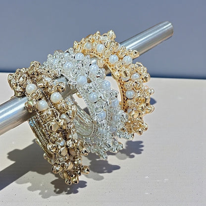 Kashmiri Moti Ghungroo Kada Bangles