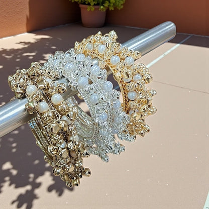 Kashmiri Moti Ghungroo Kada Bangles