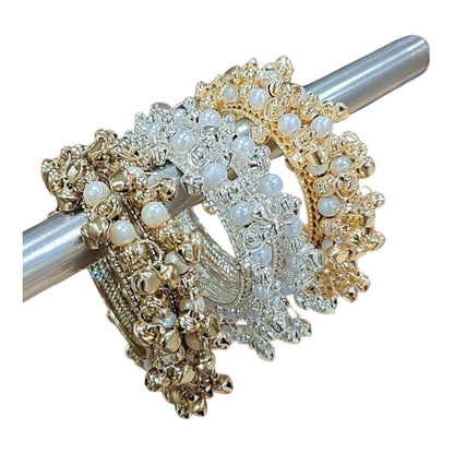 Kashmiri Moti Ghungroo Kada Bangles