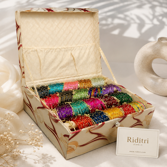 Viral Dancing Glass with Ghungru Bangles Box