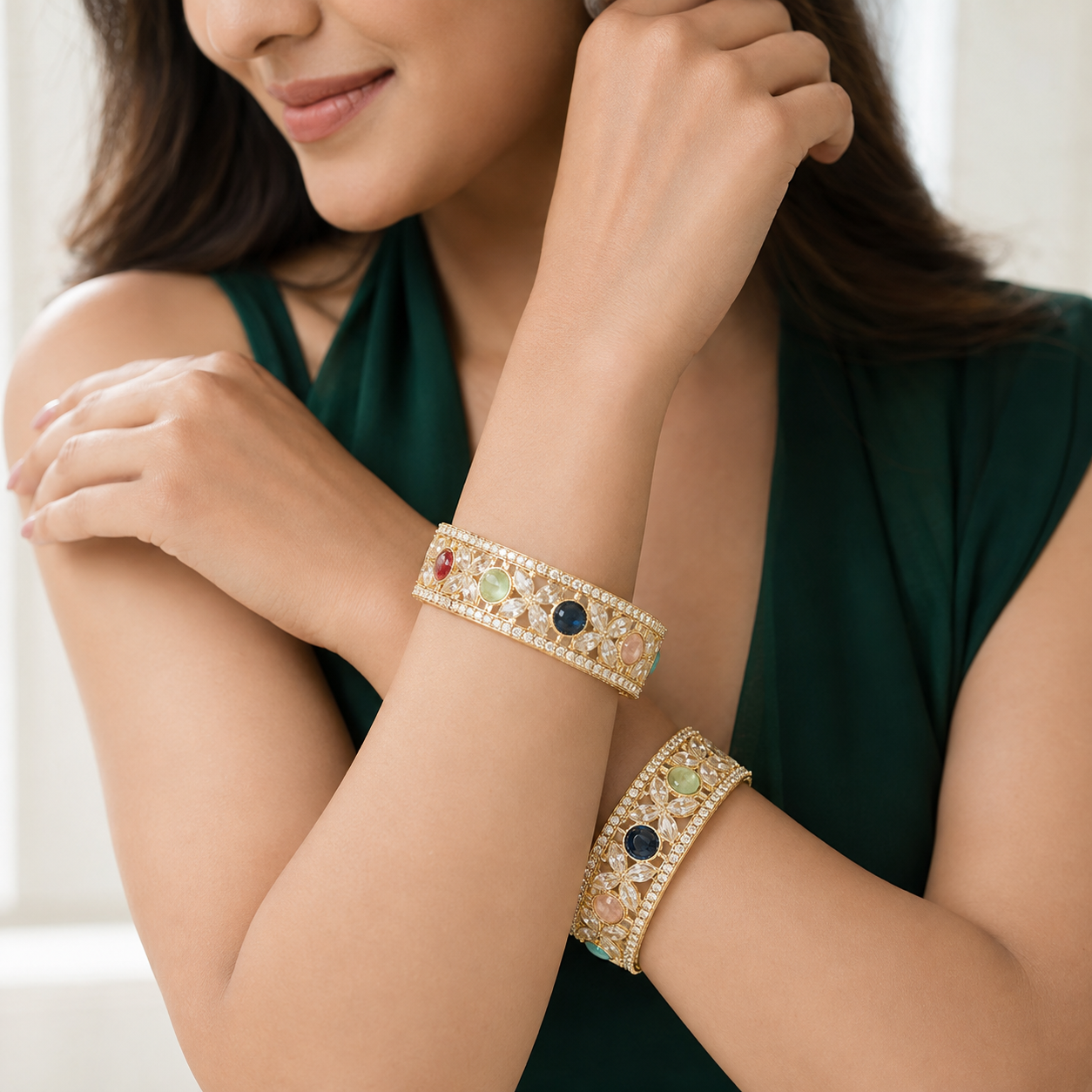 Multicolor AD Bangles Kada