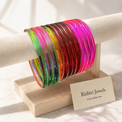 Viral Jelly Glass Bangles-RDTPMML