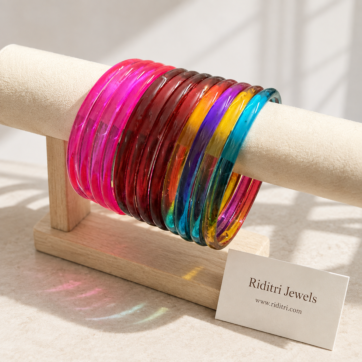 Viral Jelly Glass Bangles-RDTPMMD