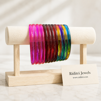 Viral Jelly Glass Bangles-RDTPMMD