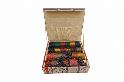 Raindrop Glass Bangles Box