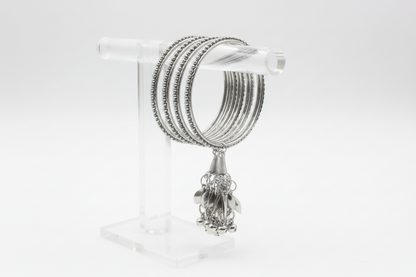 Silver Ghungroo Bangles