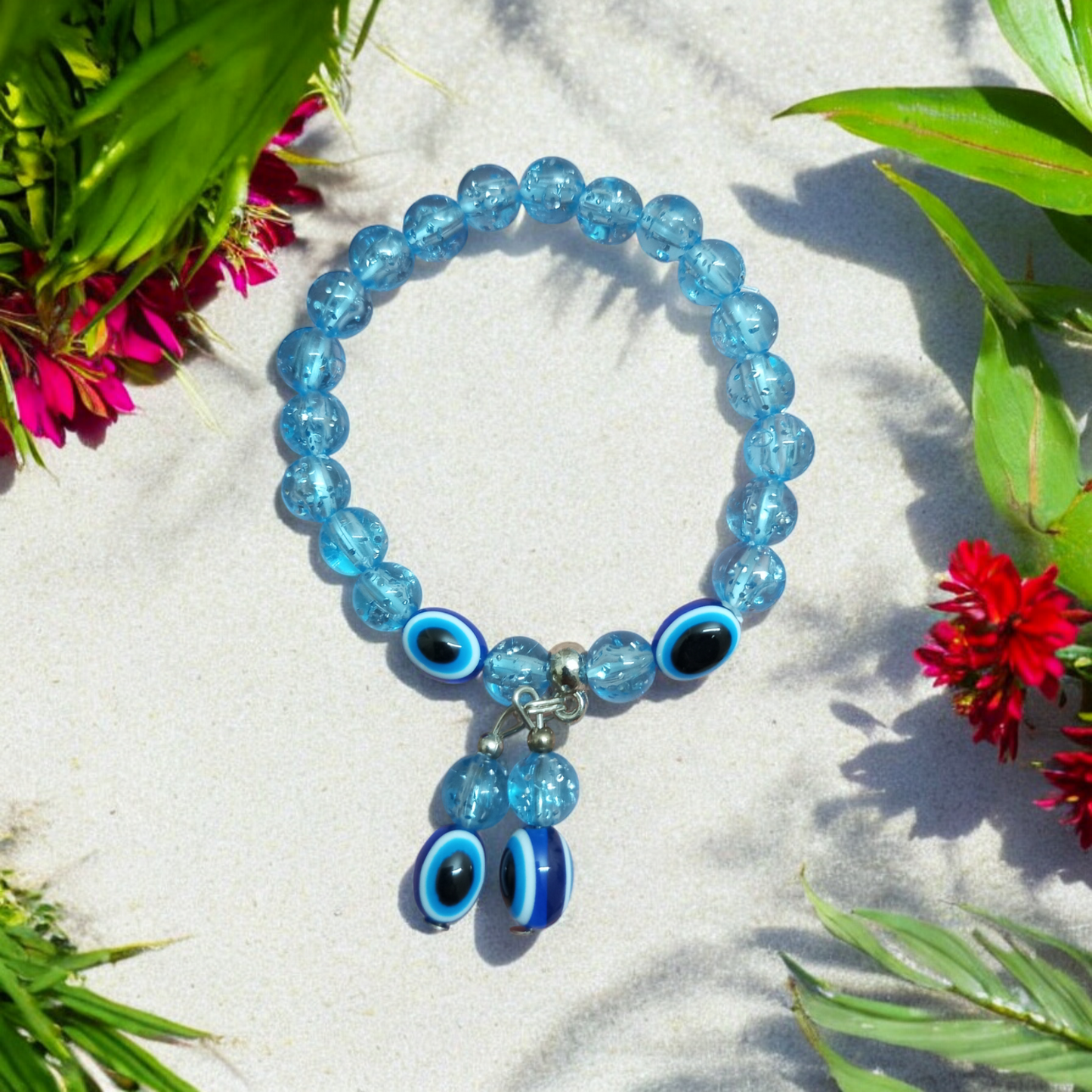 Combo of 8 Evil Eye Beaded Bracelet