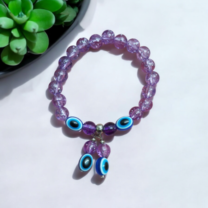 Combo of 8 Evil Eye Beaded Bracelet