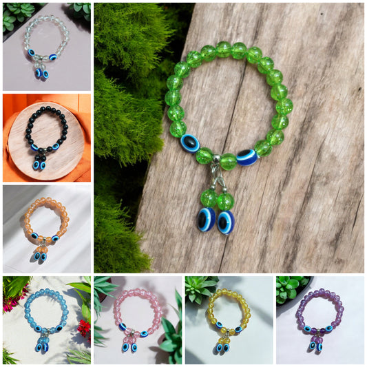 Combo of 8 Evil Eye Beaded Bracelet