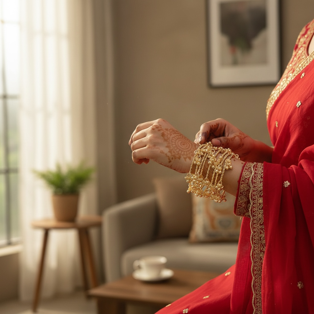 Viral Golden Ghungroo Bangles- Set of 8