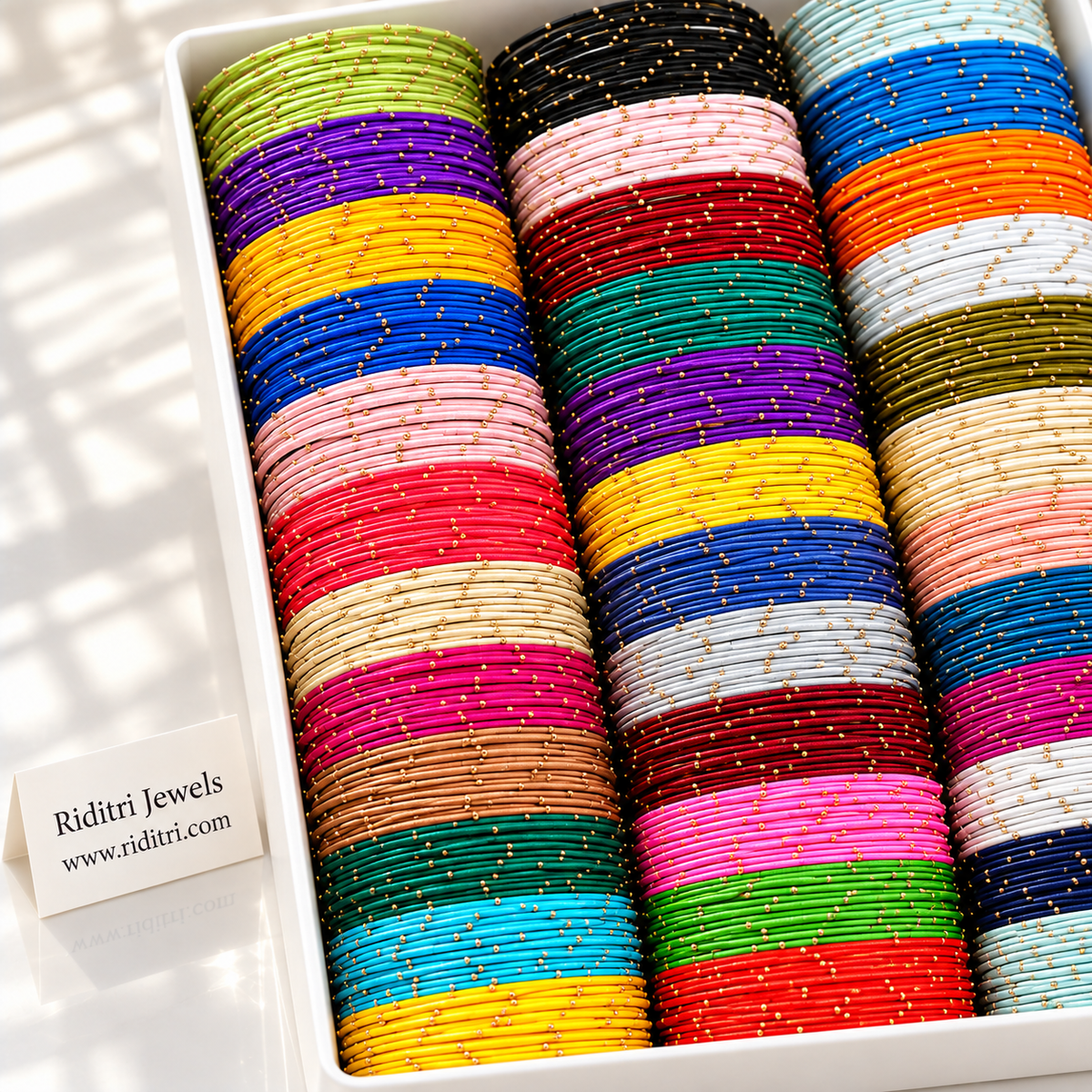 Thread Metal Bangles-36 Colors