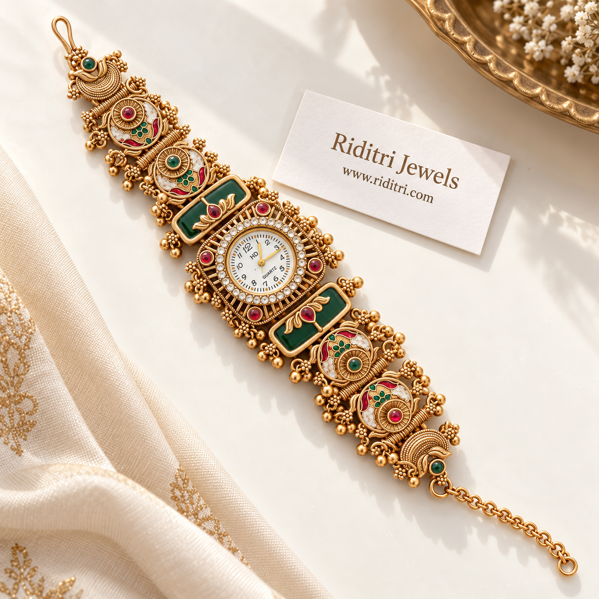 Timeless Aura Kashmiri Ghungroo Watch