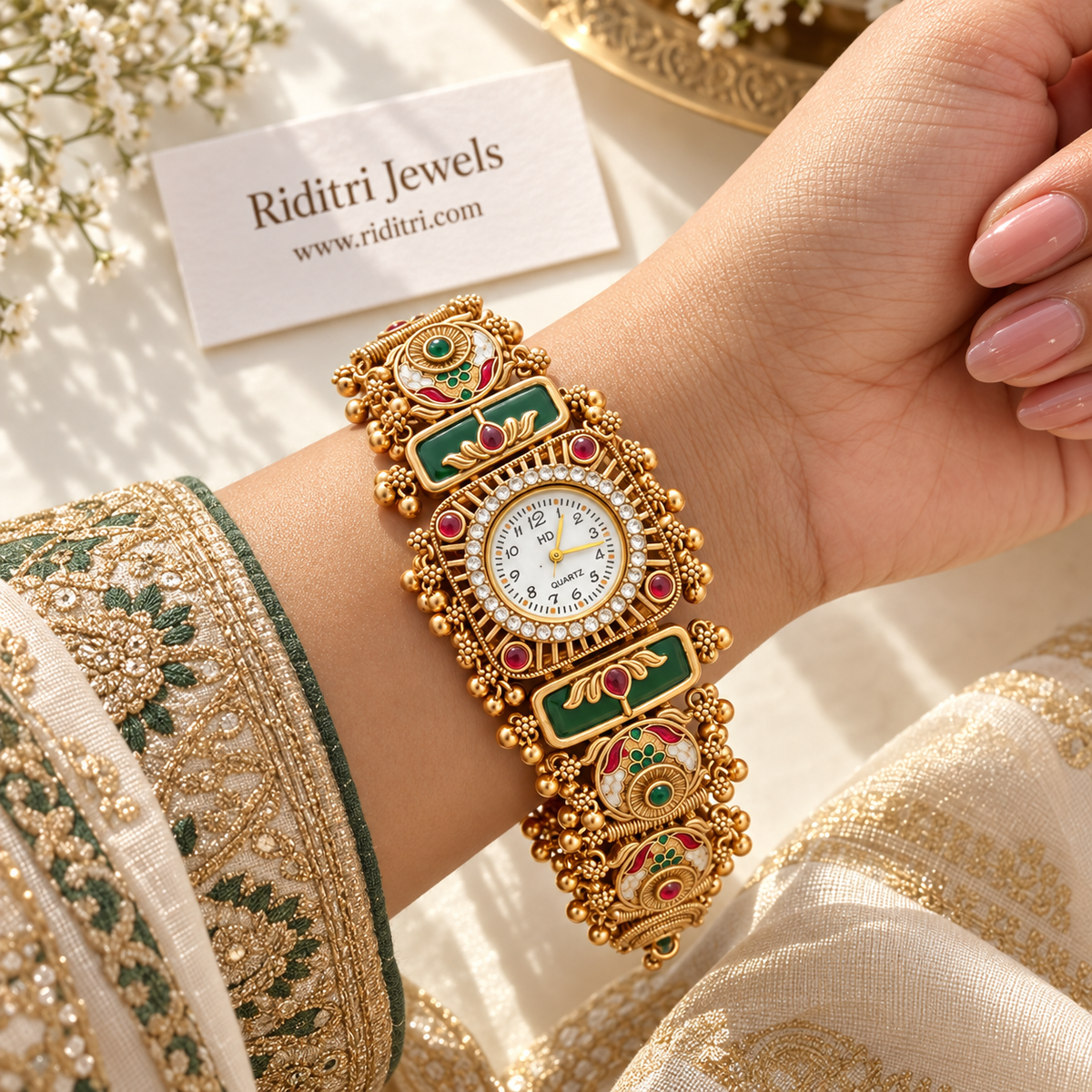 Timeless Aura Kashmiri Ghungroo Watch