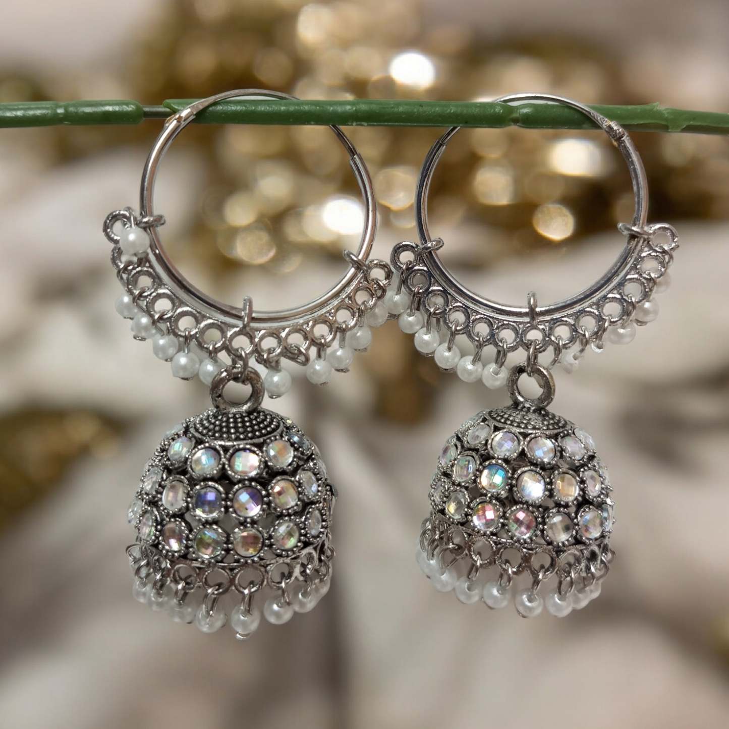 Hoop Jhumka Earrings