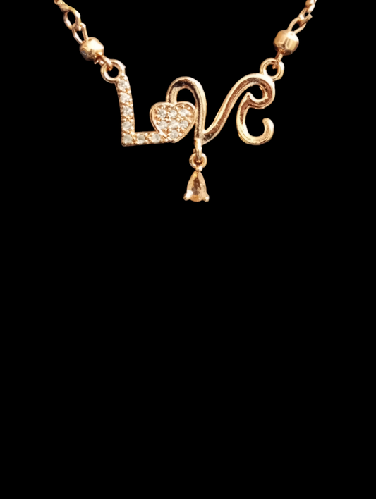 Chain with Love Pendant v3