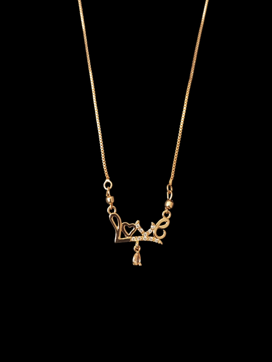 Chain with Love Pendant v8