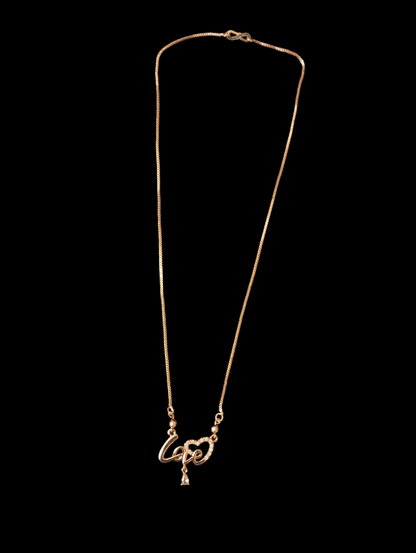 Chain with Love Pendant v6