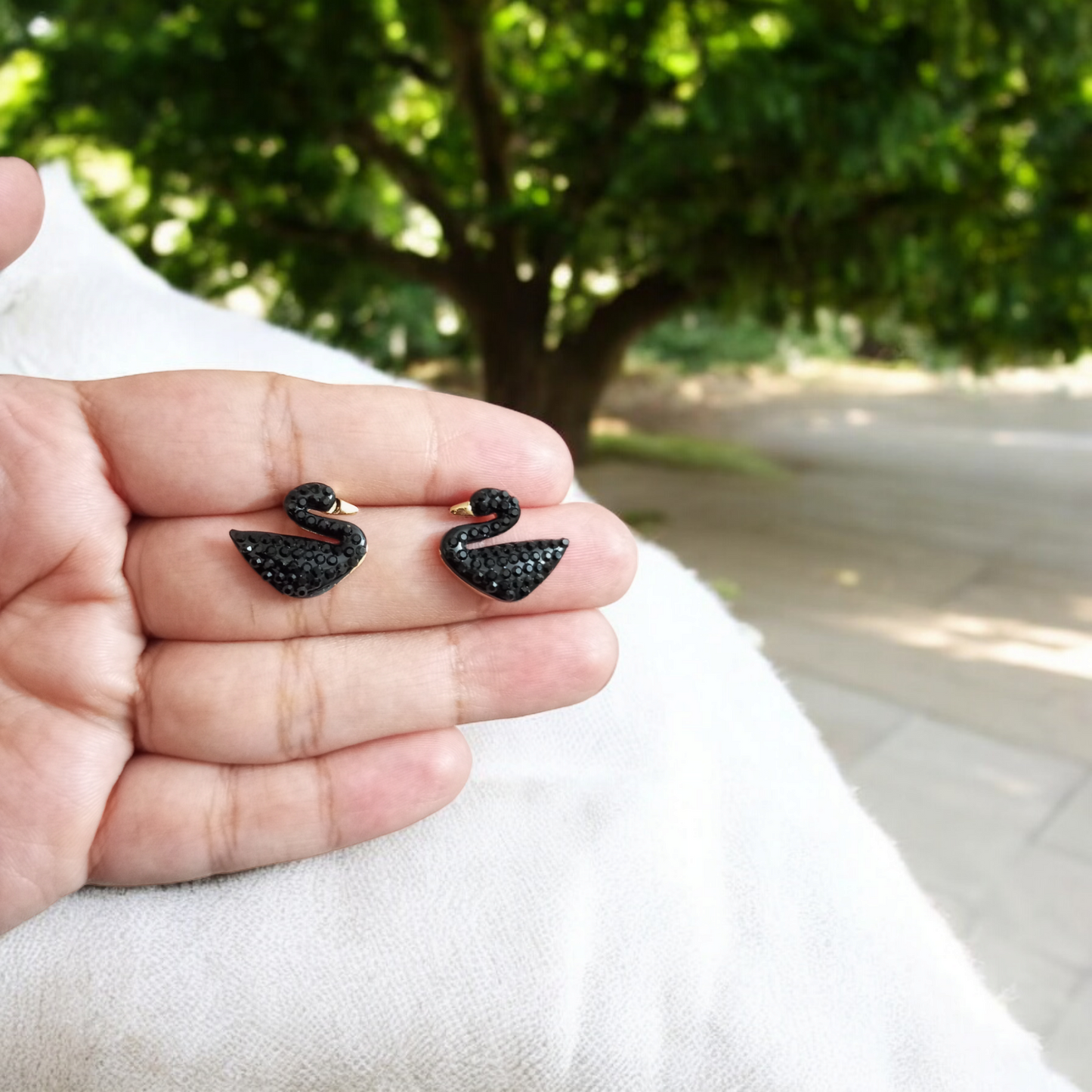 Cute Swan Earrings