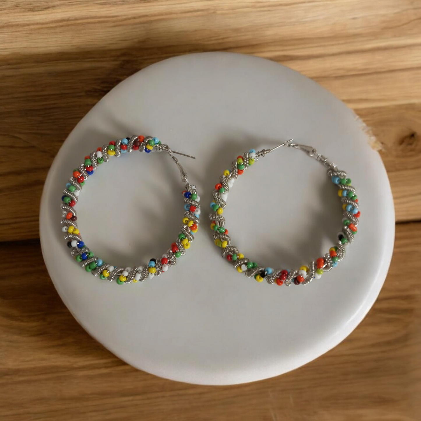 Multicolor Vayu Hoop Earrings