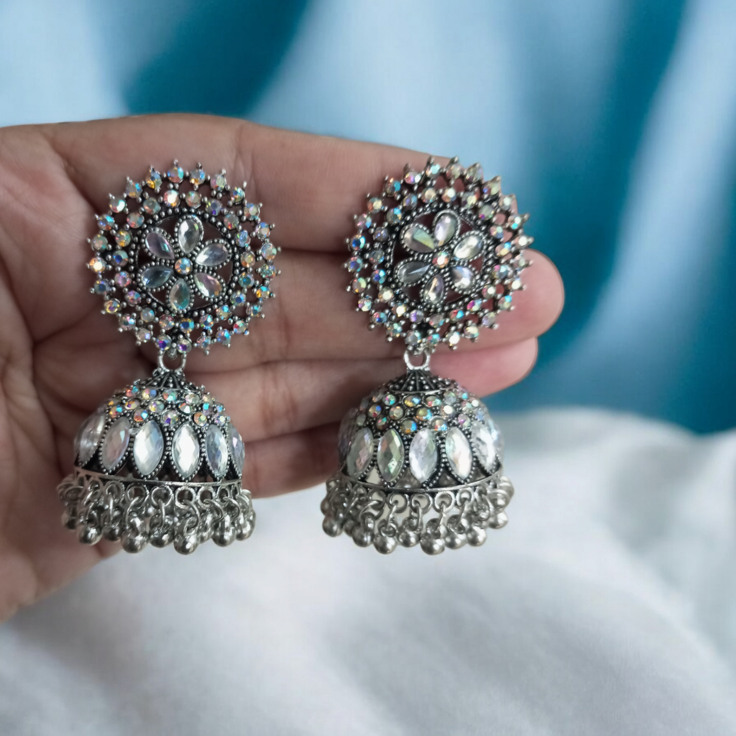 Evergreen Jhumka Earrings