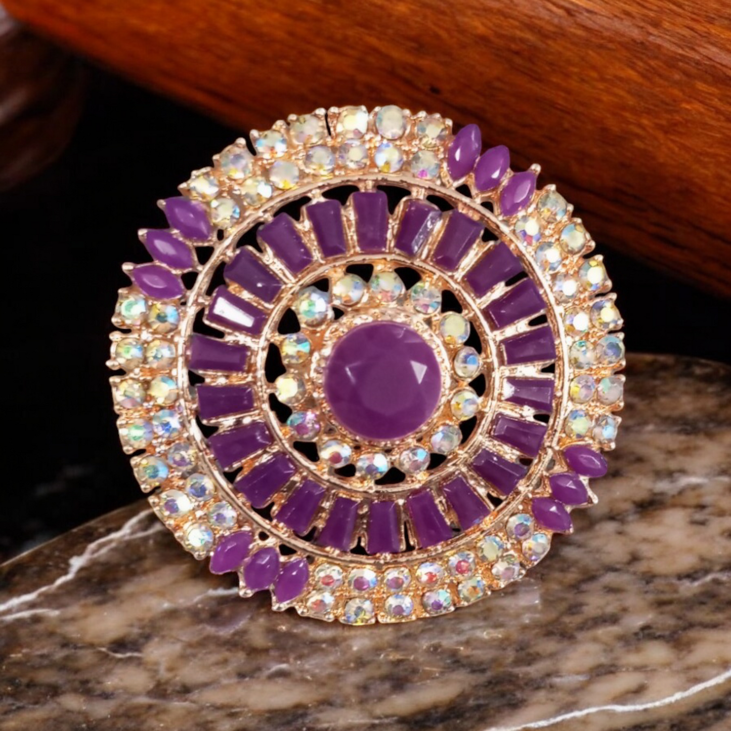 Adjustable Purple Ring v1