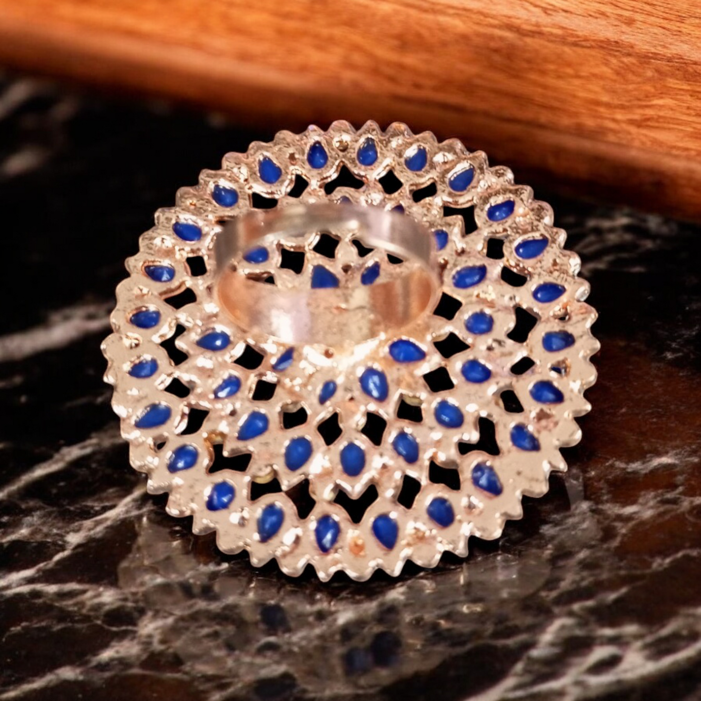 Adjustable Blue Ring