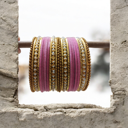 Baby Pink Bangles Set