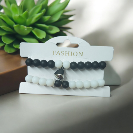 Couple Black and White Bracelet