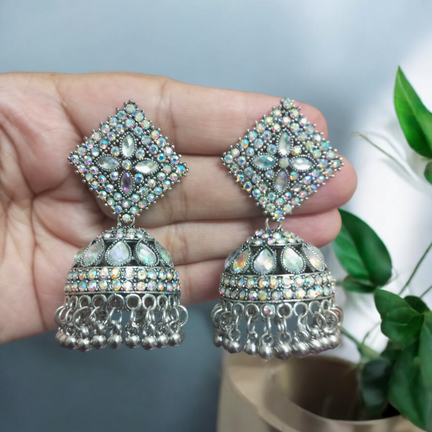 Madhubala Jhumka Earrings