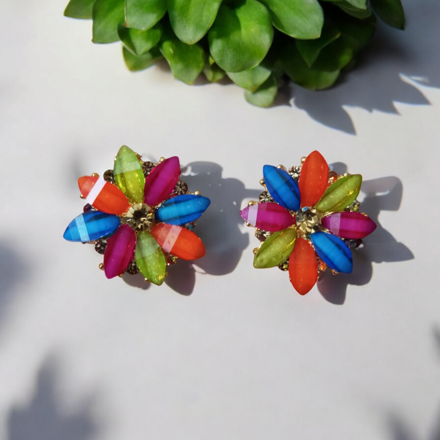 Gehana Multicolor Stud Earrings