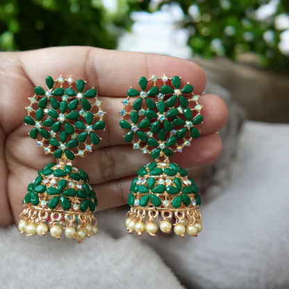 Vishakha Jhumka Earrings