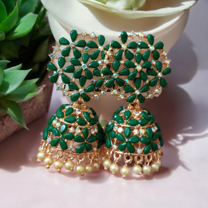 Vishakha Jhumka Earrings