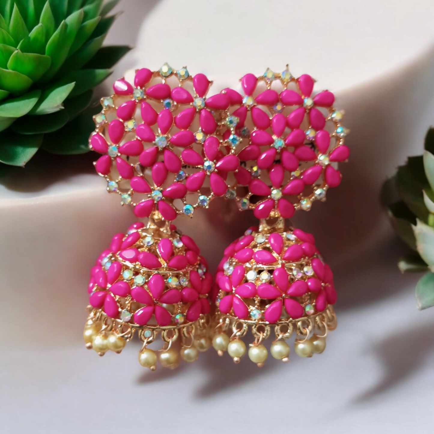 Vishakha Jhumka Earrings