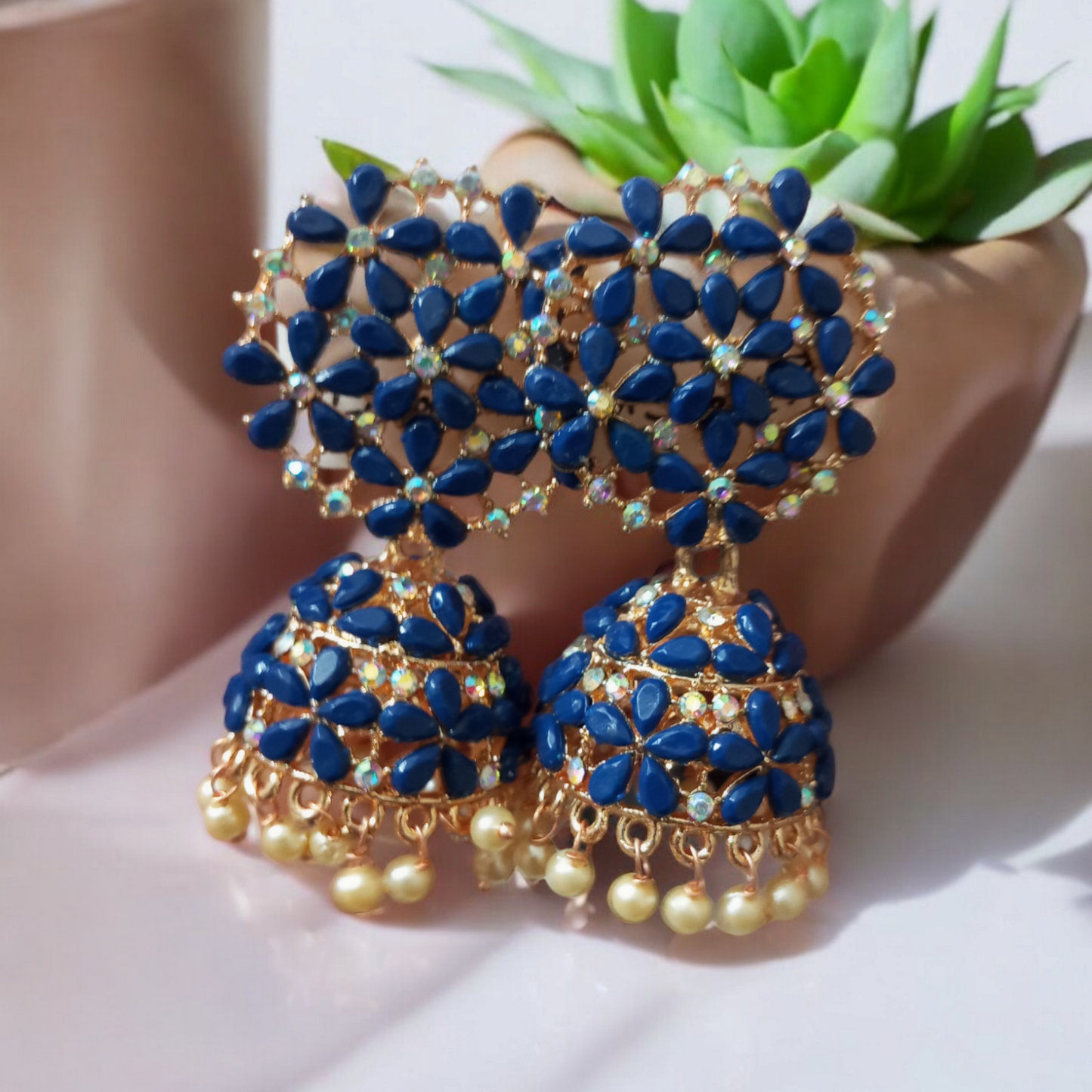 Vishakha Jhumka Earrings