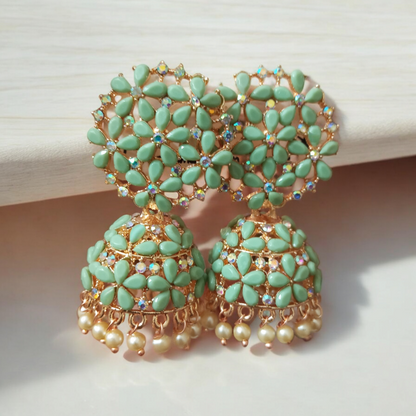 Vishakha Jhumka Earrings