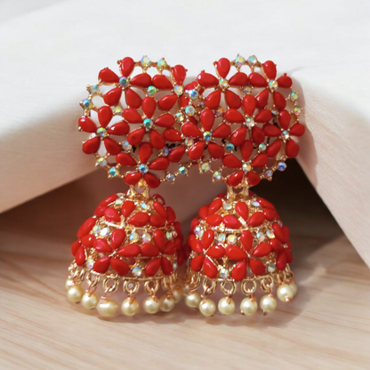 Vishakha Jhumka Earrings