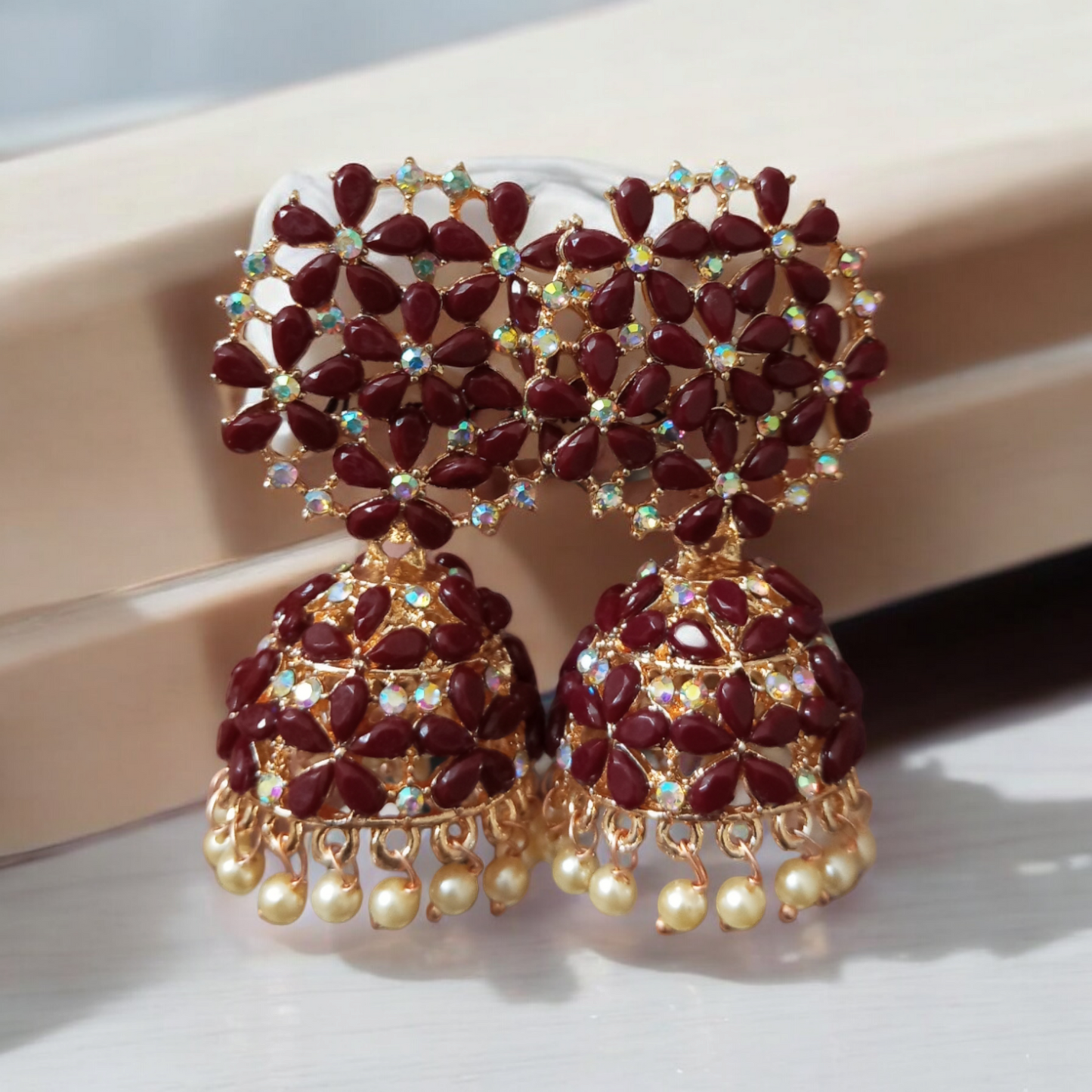 Vishakha Jhumka Earrings