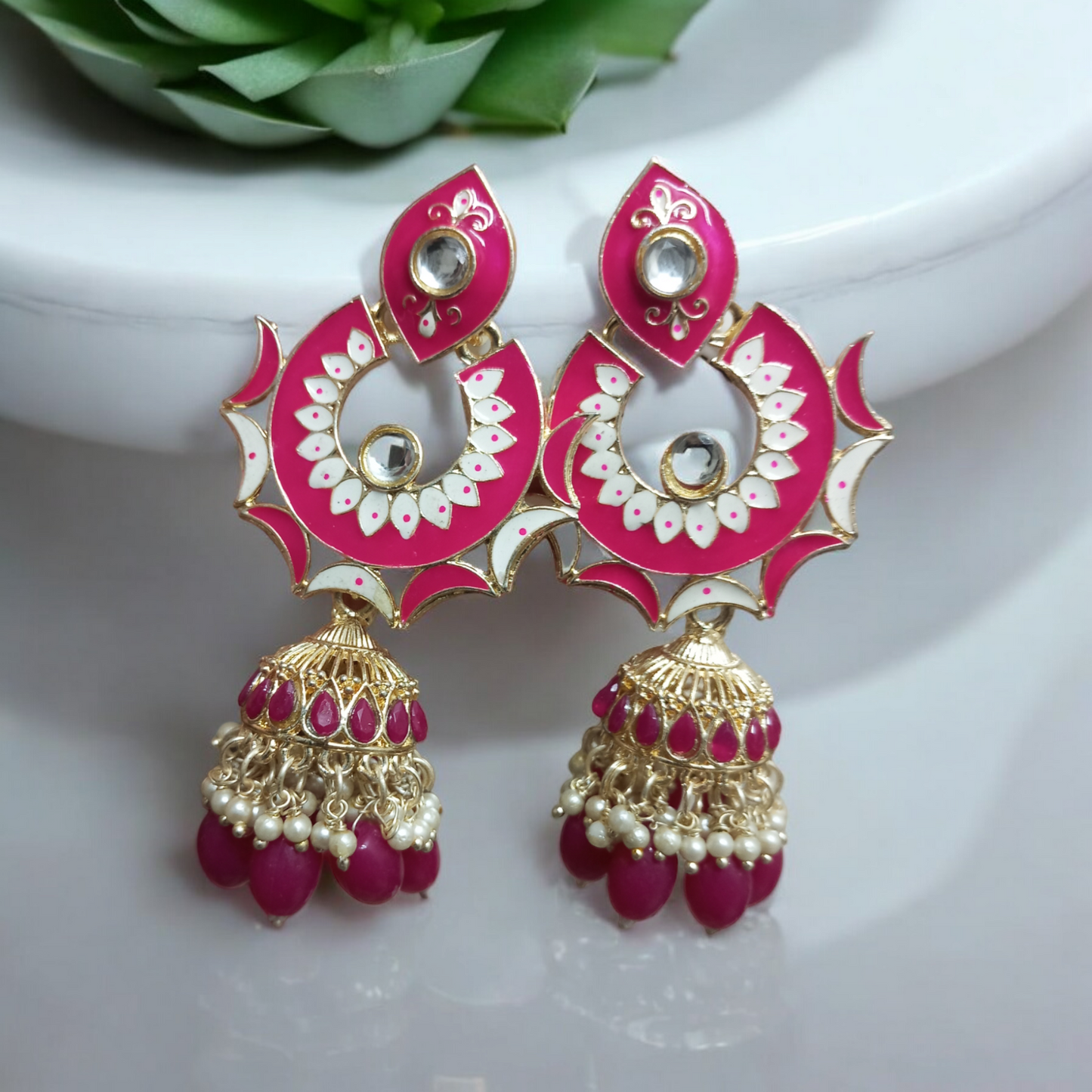 Victory Chandbali Earrings