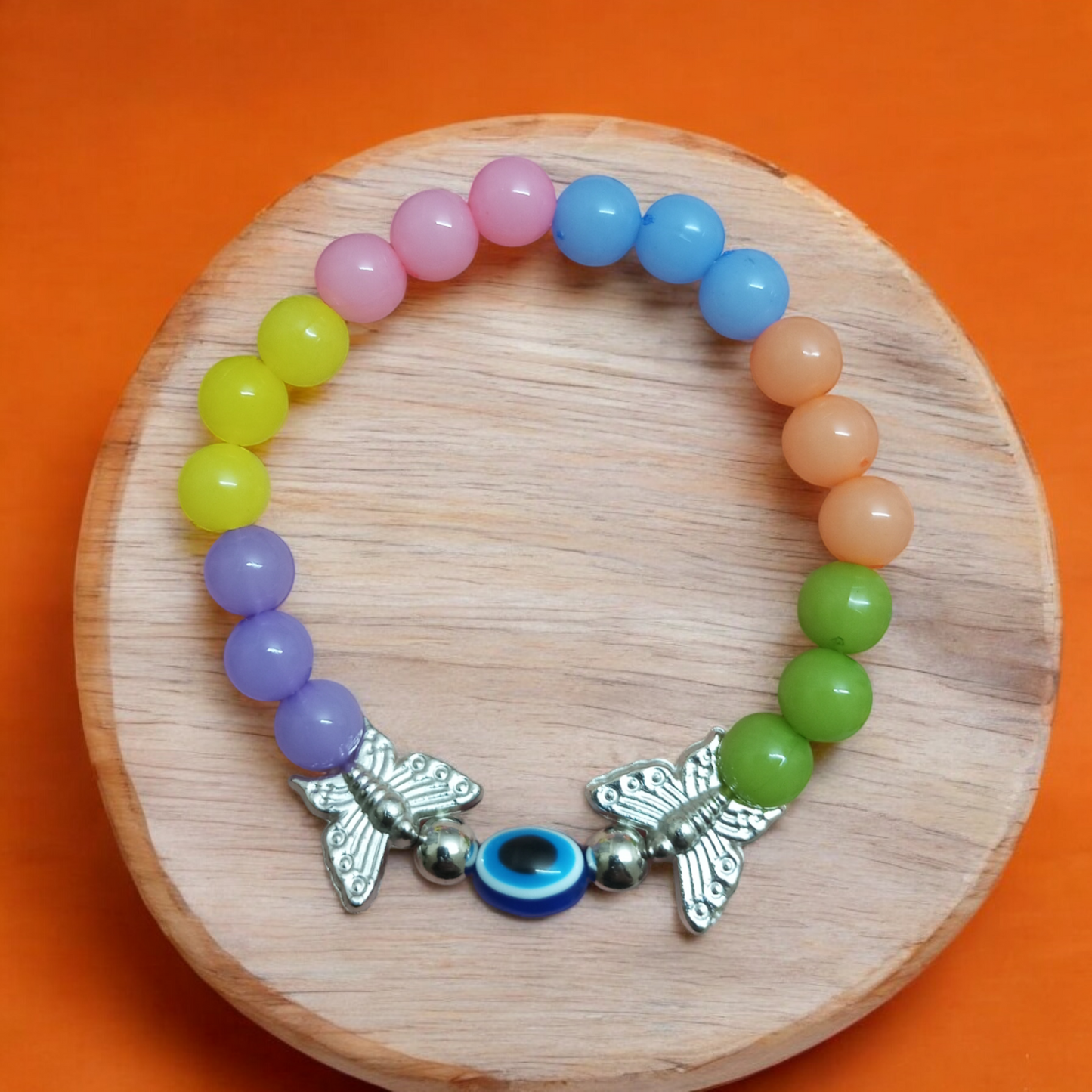 Evil Eye Butterfly Multicolor2 Bracelet