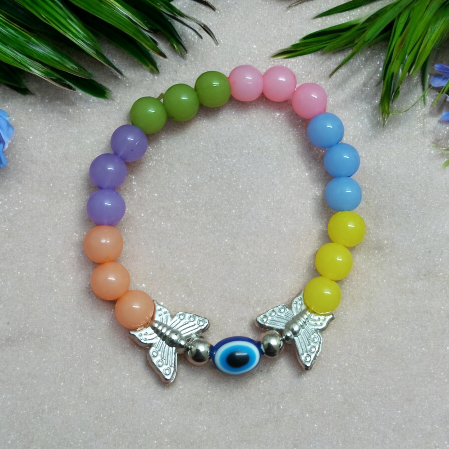 Evil Eye Butterfly Multicolor4 Bracelet