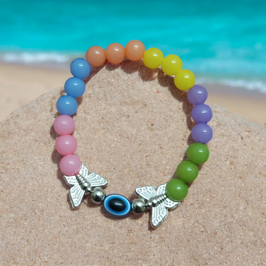 Evil Eye Butterfly Multicolor5 Bracelet