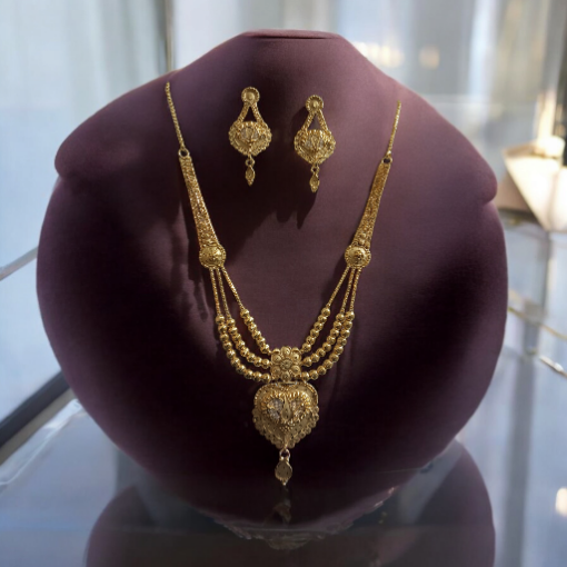 Gold Plated Necklace Set