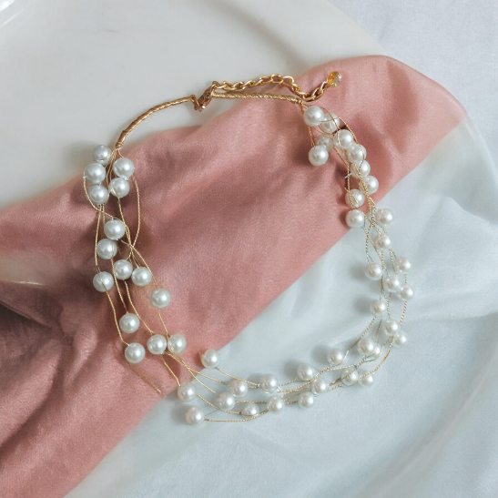 Kara Pearl Layered Necklace Design3