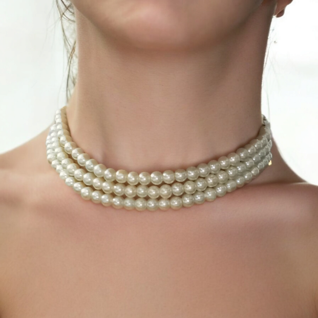 Shayana Layered Choker Necklace