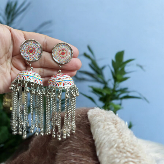 Yadhvi Lightweight Jhumka Earrings