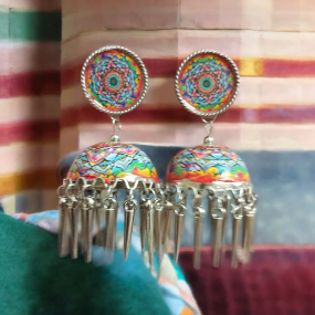 Sadhvi Lightweight Jhumka Earrings