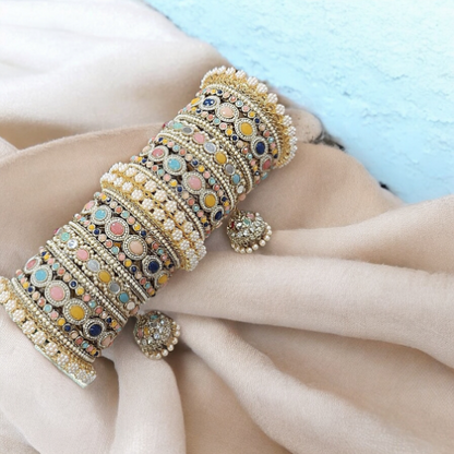 Shagun Multicolor Bangles Set